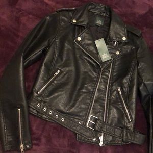 Never been worn, NWT leather jacket